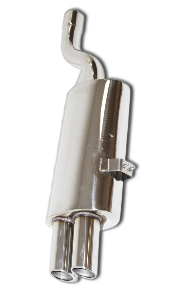 SS Exhaust Muffler Aelx Back System for 99-00 BMW 323i 328Ci 328i - Image 3 of 4