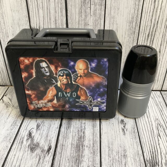 WCW Vintage Wrestling LunchBox NWO Sting Hulk Hollywood Hogan Goldberg 1999 Rare WCW Vintage Wrestling LunchBox NWO Sting Hulk Hollywood Hogan Goldberg 1999 Rare
