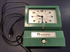 Acroprint Time Clock, Auto Electric - Month, ...