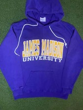 90s James Madison Dukes - Vintage College Hoodie Medium 