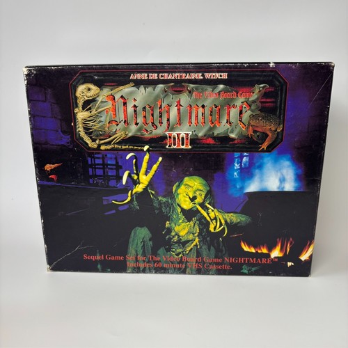 Vintage 1992 Nightmare III Video Board Game VHS Anne De Chantraine COMPLETE - Picture 7 of 7