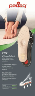 Pedag Viva  Das Wellness-Fußbett Schuheinlage Einlage Einlegesohle Komfort