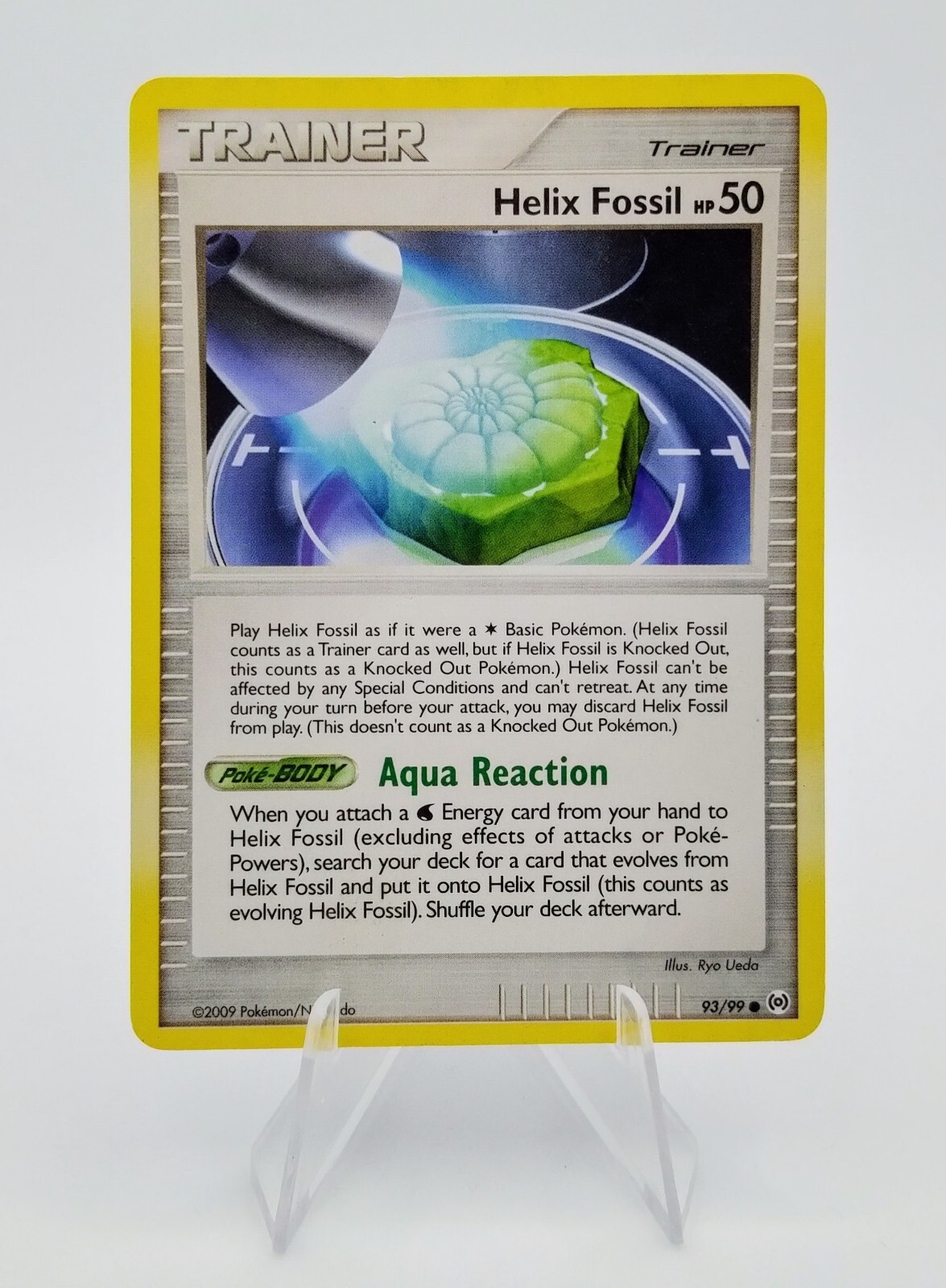 Helix Fossil 93/99 Platinum - Arceus 2009 Pokemon Card