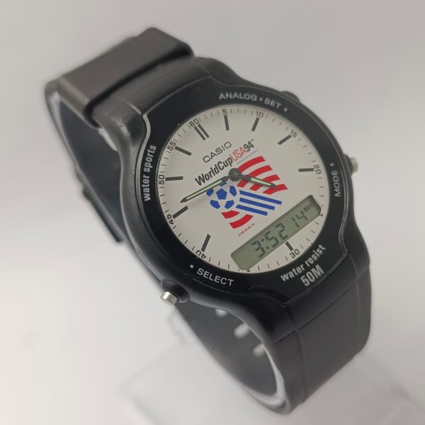 Casio SWC-03 Football World Cup USA 94 Ana-Digi Quartz Vintage