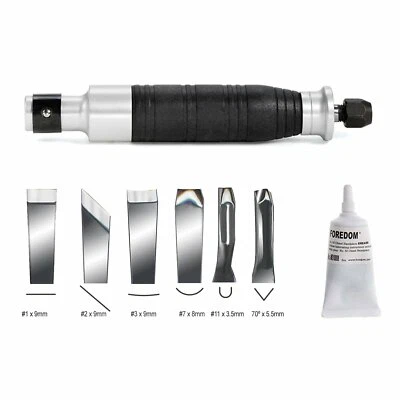 FOREDOM H.50C Handpiece Power Chisel Kit set of 6 Chisels Wood Carving dremel