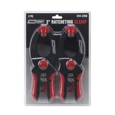 Tool Shop 3" Ratcheting Hand Clamp Set - 2 Piece