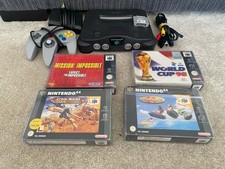 Nintendo 64 N64 Console Bundle Star Wars PAL x4 Games Boxed
