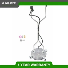 Dual Handle Quick Connect Pressure Washer Surface Cleaner 6000PSI 18"