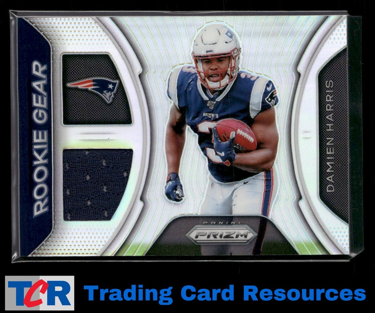 Damien Harris Panini Prizm Rookie Gear #RGDA Base