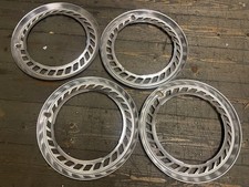 NOS 13" Sunbeam Alpine Hillman Minx Singer Radzierscheibe Scheibe Set Diamant