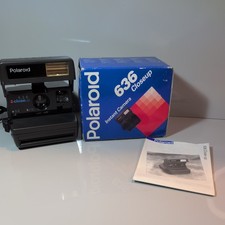 Polaroid 636 Close up Instant Camera Boxed with Manual untested