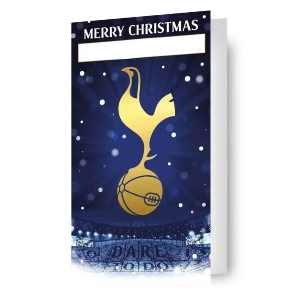 Christmas Card Tottenham Hotspur Spurs Xmas Card Write Your Own Name - Image 2