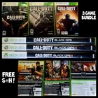 Cod Bo Call Of Duty Black Ops 1 2 3 II III (Microsoft Xbox 360) Xb360 FREE S+H !