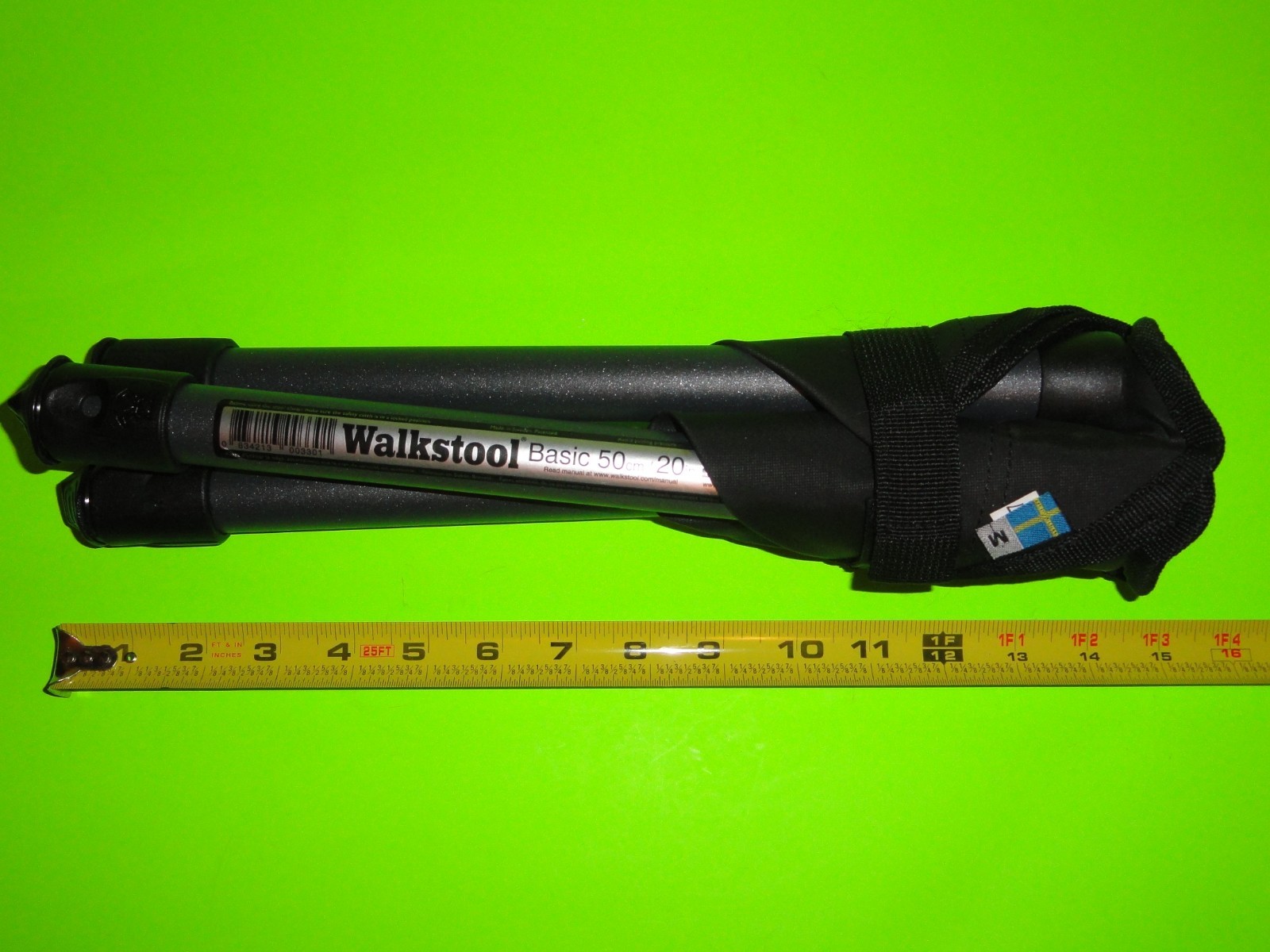 WalkStool Basic 20" Folding Camping Chair Seat Aluminum Telescopic 3 Leg 330#Max