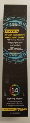 Extra RGB Gaming Mouse Mat Mauspad 14 Beleuchtungsmodi GMS-X5
