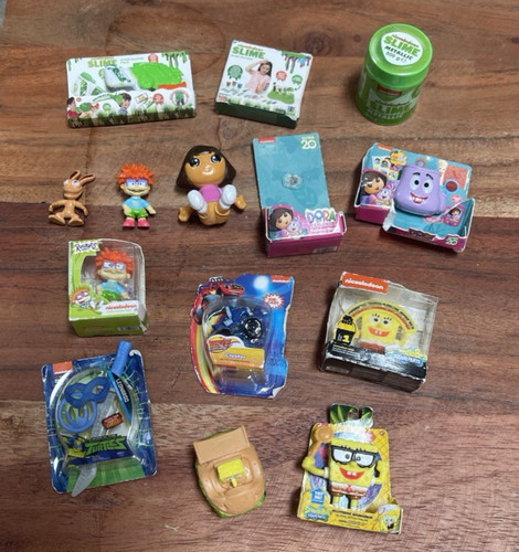 Zuru Toy Mini Brands Nickelodeon Lot Of 13 Rugrats, Dora, SpongeBob, & More