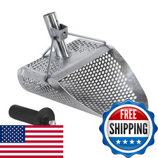 Dune Scoops Kraken 11 X 8 Stainless Steel Metal Detector Sand Scoop W/ 2 Mount