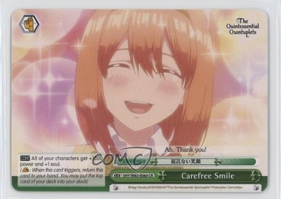 2021 Weiss Schwarz CCG: The Quintessential Quintuplets CR Carefree Smile