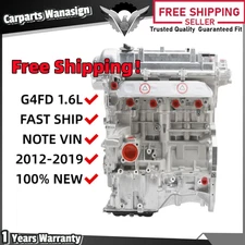 Engine Long Block Assembly For Hyundai Veloster Kia Soul G4FD 1.6L 12-19 GAS