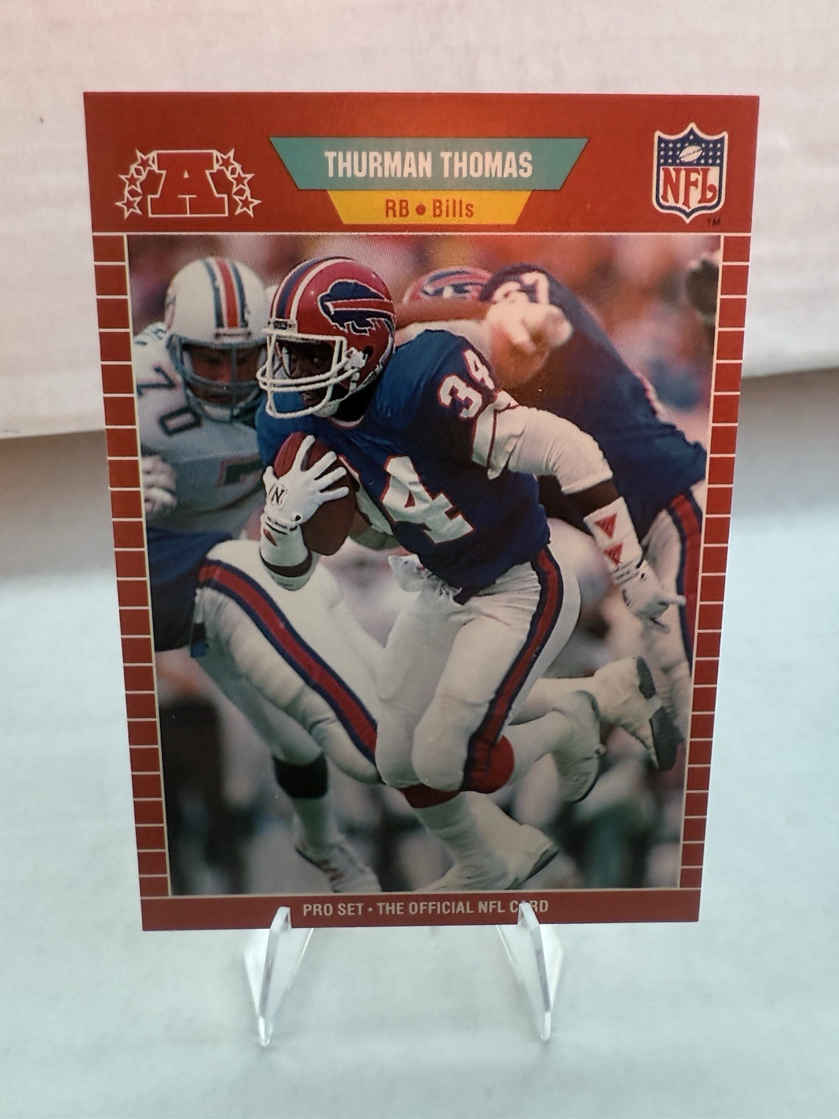 1989 Pro-Set Football THURMAN THOMAS #32 (RC) Buffalo Bills