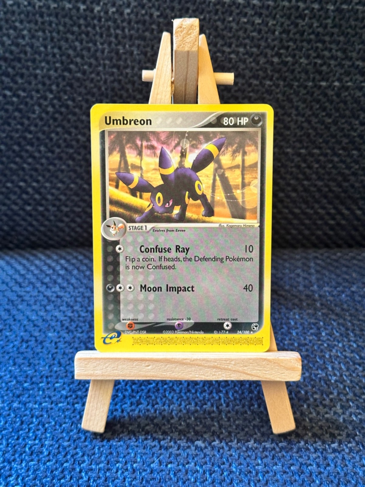 2003 Pokémon Umbreon 24/100 Sandstorm E-Reader NM