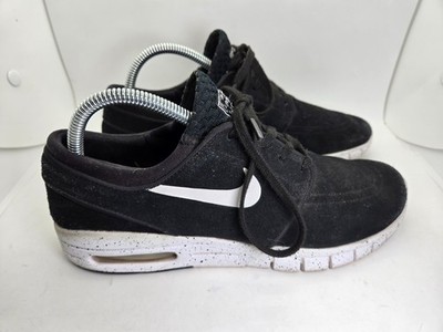 Nike SB Stefan Janoski Max Shoes Men's 7 Black Skateboarding Athletic Sneakers