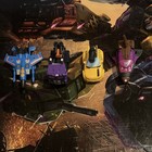 Transformers Mixed Lot 4 Mini Plastic Vehicles: Jet, Truck, Car & Purple Vehicle — photo 2