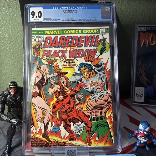 Daredevil #105 CGC 9.0 Grade (November 1973)   -Marvel Comics- 🔑 KEY ISSUE 🔑