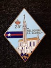 Ii Ww, 25th Infantry "Bergamo", River, enamel badge