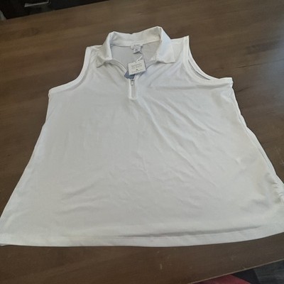 Sigrid Olsen Golf Tennis Tank Top Womens XL Quick Dry Moisture Wicking UPF 50