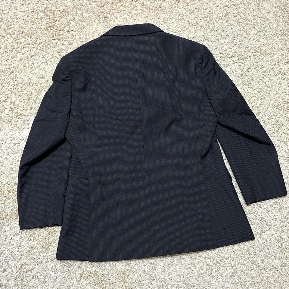 Burberry 90s Vintage Wool Stripe Suit Set Double-Breast Used Mens/Unisex - Изображение 4 из 4