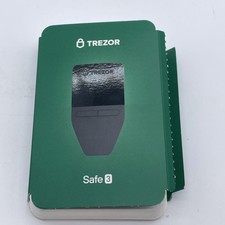 READ AS IS Trezor Safe 3 Secure Protected Crypto Wallet For Parts