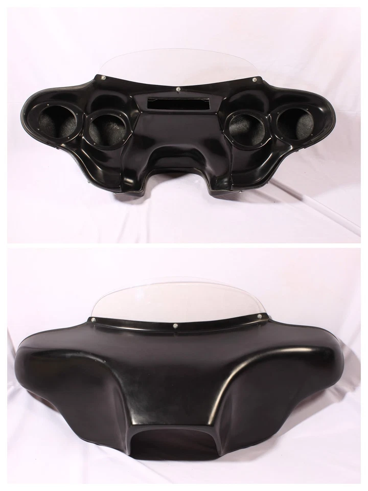 CARENADO MURCIÉLAGO PARABRISAS 4 YAMAHA VSTAR V STAR 1300 PROTECTOR FIBRA DE VIDRIO 4X5" SPKS Foto 4 de 4