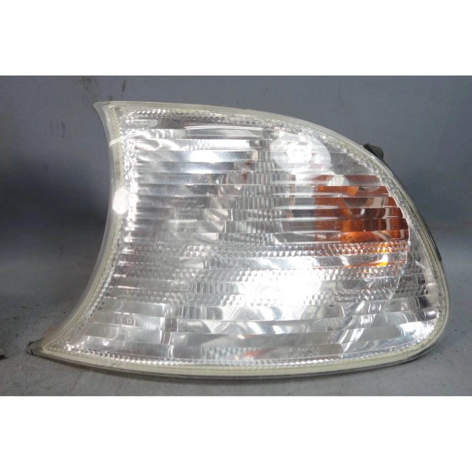 Par de intermitentes delanteros Pre-Facelift serie 3 BMW E46 M3 02-06 blanco transparente OEM Foto 2 de 4