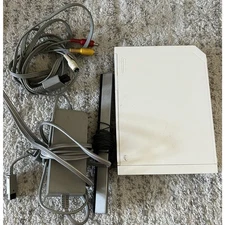 Nintendo Wii RVL-001 Console Sensor Power AV Cable Console Tested