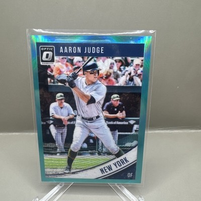 2018  Donruss Optic Variation Aaron Judge #114 Aqua Prizm Batting Stance /299