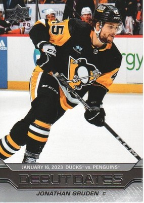 2023-24 Upper Deck Hockey Cards Debut Dates Insert: Pick From List