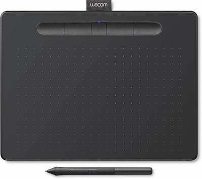Wacom Intuos Medium Bluetooth Graphics Drawing Tablet, Portable for Teachers