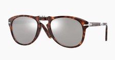 Persol PO0714SM 24/AP Steve McQueen Sunglasses Havana Frame Grey Lens