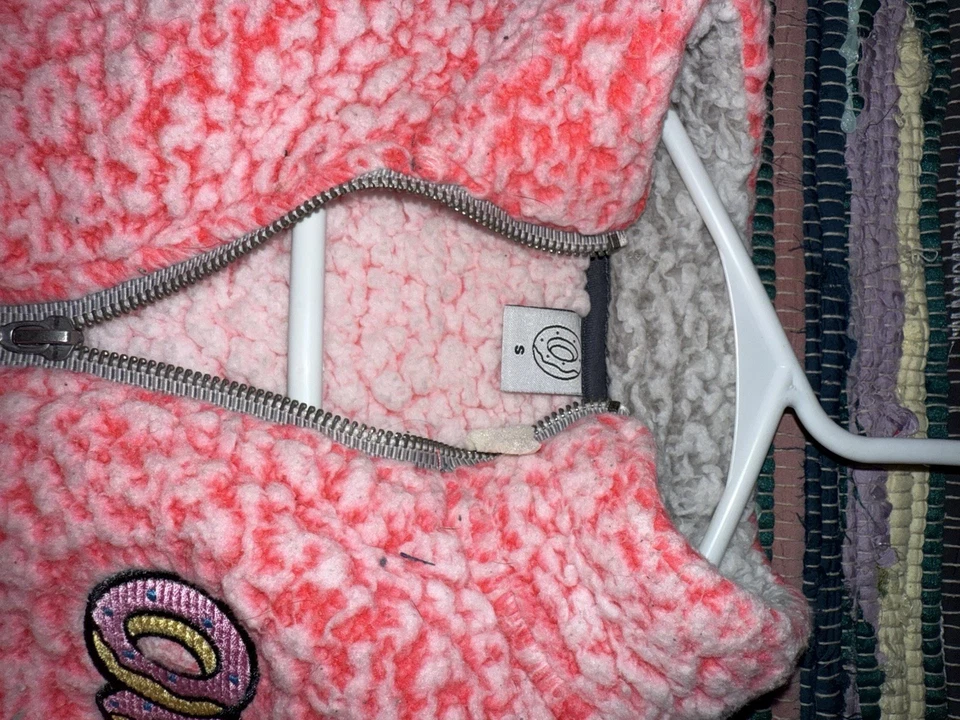 Abrigo para mujer Zumiez Odd Future rosa brillante difuso talla Xs Foto 4 de 4