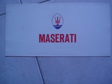 MASERATI INDY  GHIBLI MEXICO PROSPECTUS VENTE