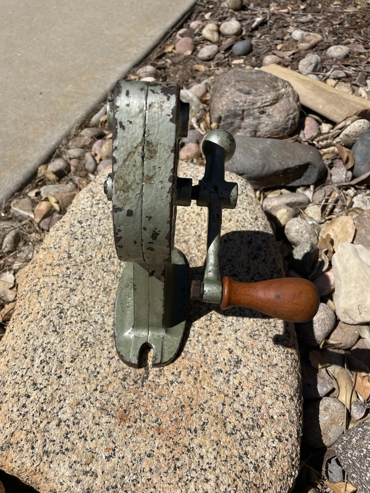 Antigua rebobinadora de película Moviola de colección Hollywood California Foto 4 de 4