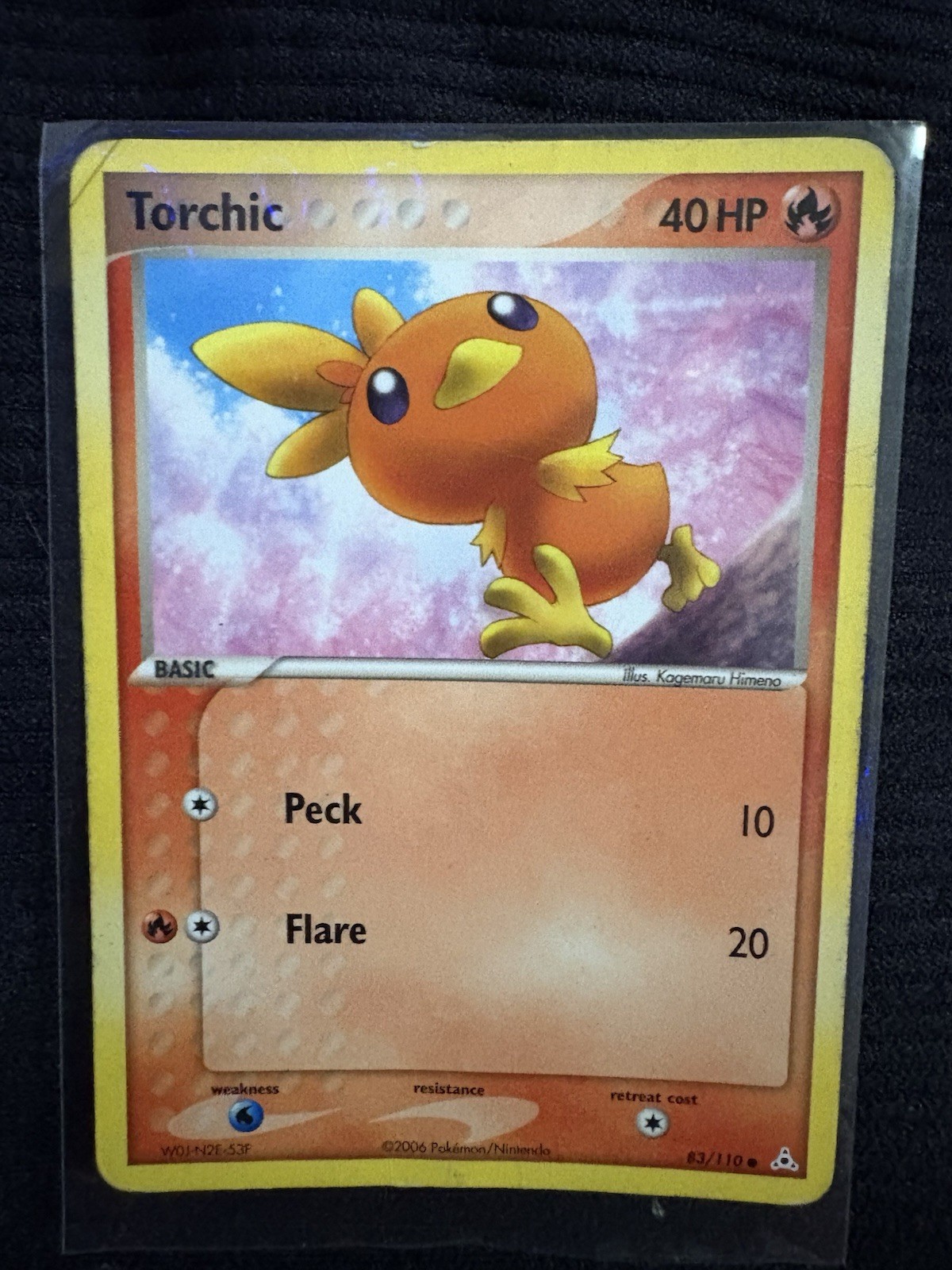 Pokémon TCG Torchic Common Card 83/110 EX Holon Phantoms NM