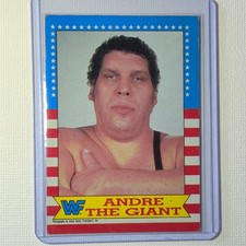 1987 Topps WWF Andre the Giant #2 Wrestling Base Set