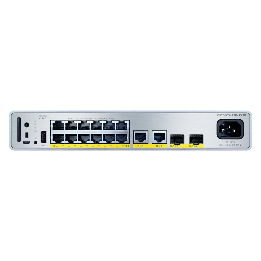 Cisco Systems C9200CX-12P-2X2G-E Catalyst 9000 Compact Switch 12