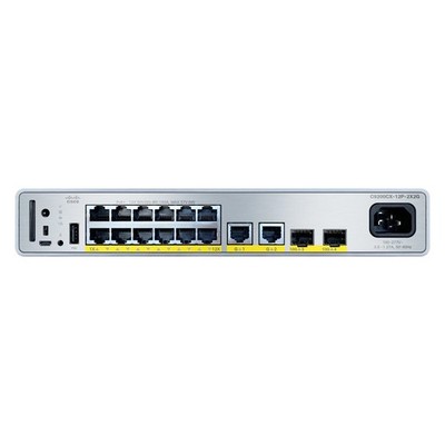 Cisco Systems C9200CX-12P-2X2G-E Catalyst 9000 Compact Switch 12-Port Poe+ 240W
