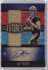2023 Panini Legacy Futures Sapphire 7/25 Jake Haener Dual Patch Auto 0ve9