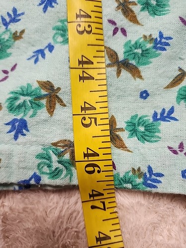 VERMONT COUNTRY STORE Camicia da notte in flanella manica lunga maxi cotone verde floreale M? - Foto 9 di 9