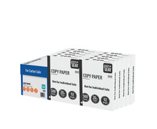 Pen+Gear Copy Paper 8.5x11, 92 Bright, 20lb, 10 Reams (5,000 Sheets)