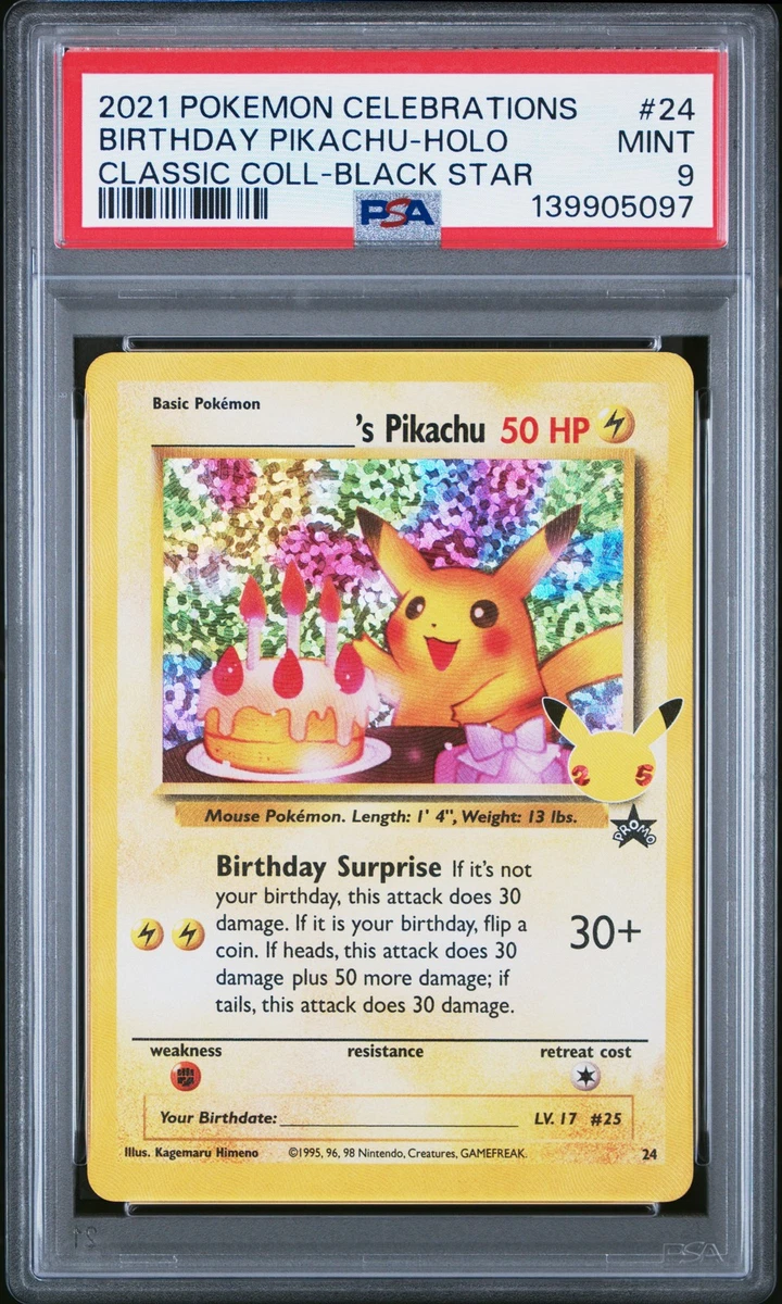 Pikachu Pokémon TCG Professional Sports Authenticator (PSA) Grade